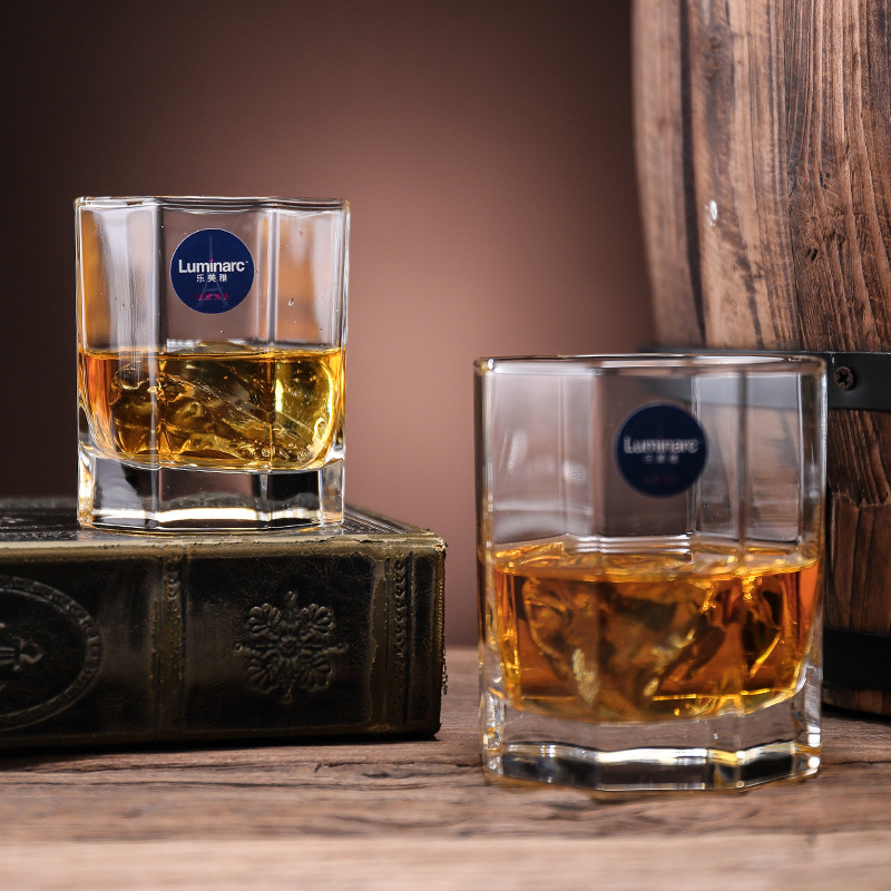 Le Meiya glass cups, octagonal cups, creative whisky glasses, European-style wine glasses, beer glasses, home bar wine sets Specification drawing