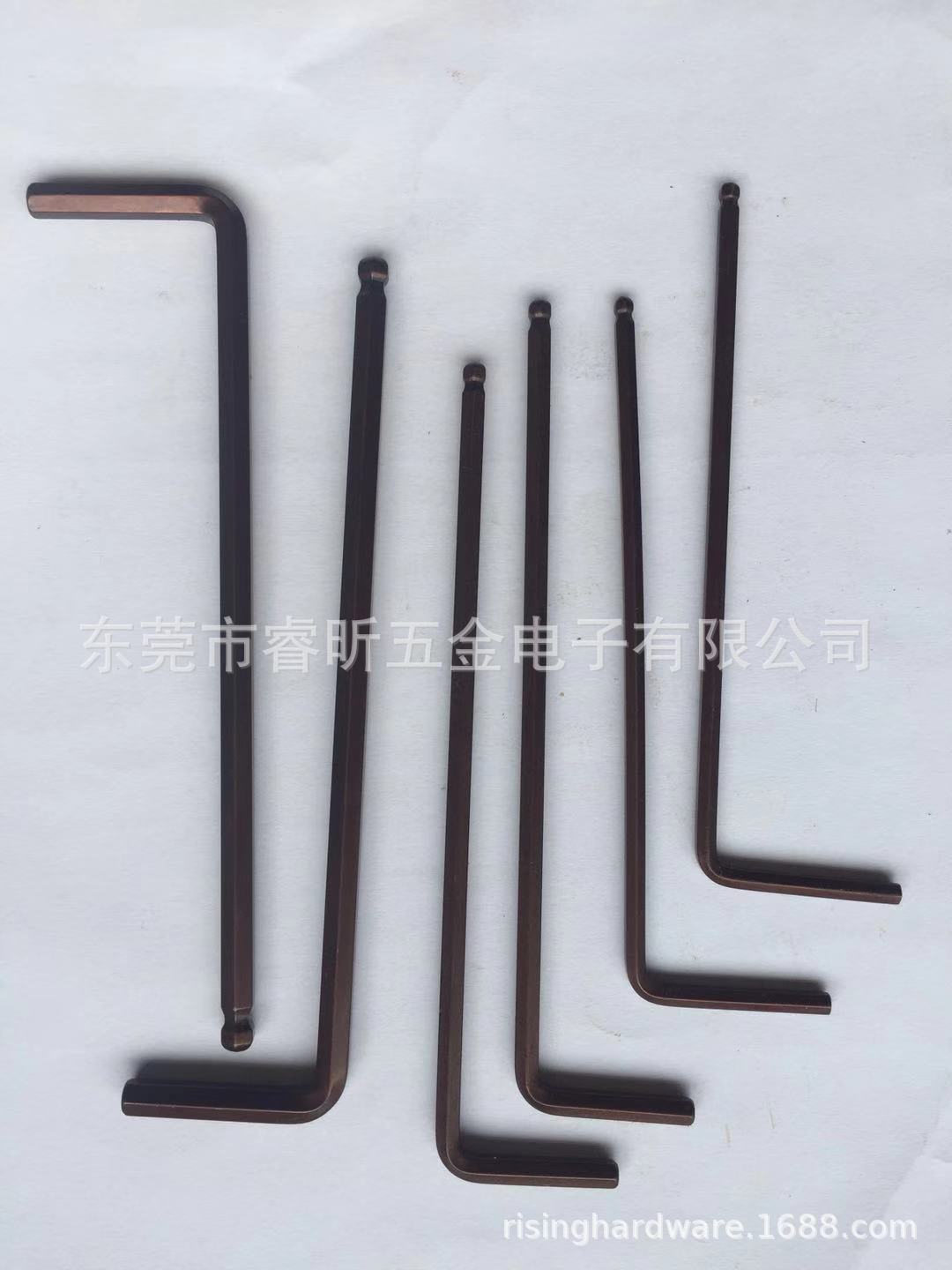 1.5*17*47 hex socket wrenches are available in stock. The material is 45# steel that has been hardened and blackened Item Picture
