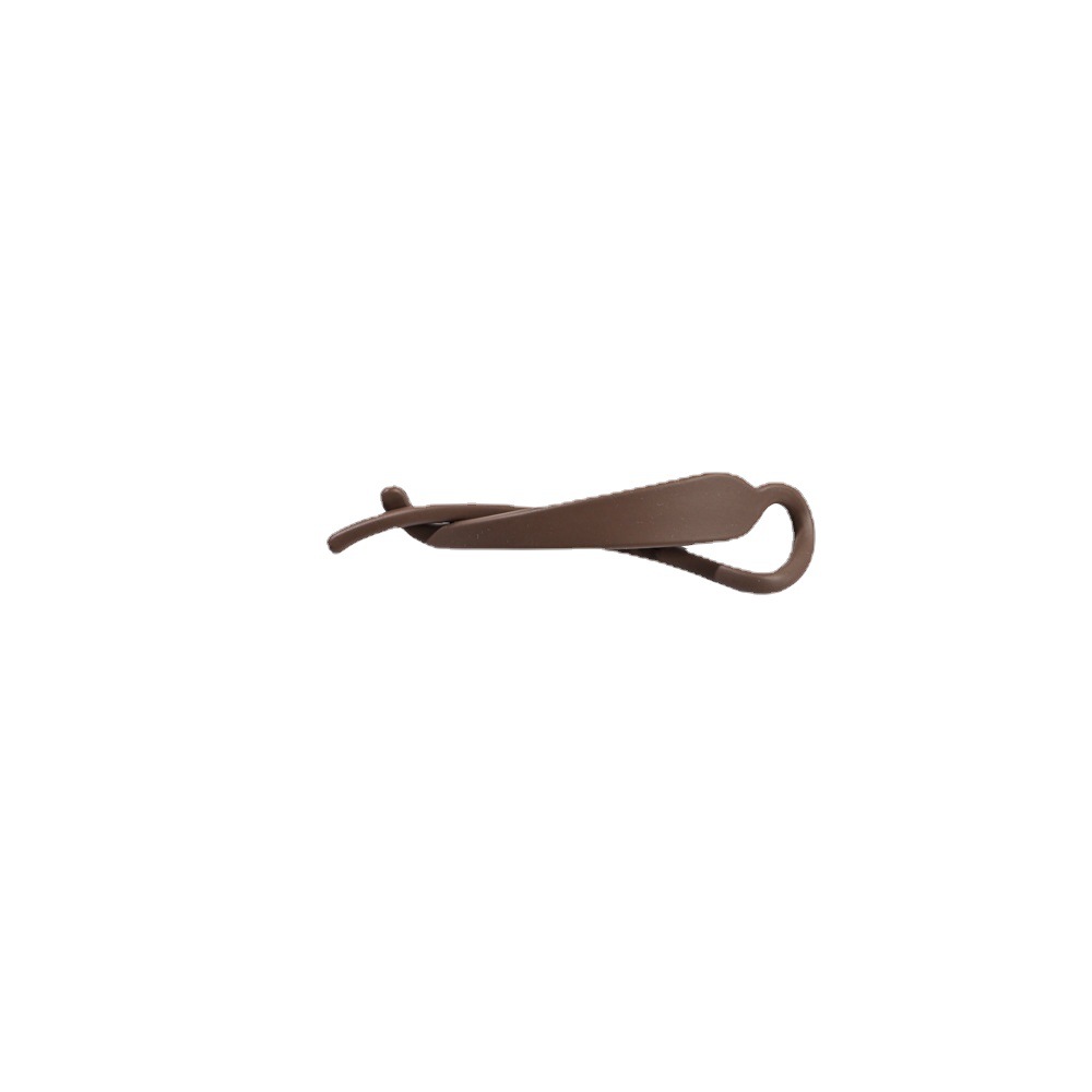 Qiyue Cross-border Amazon matte twist Clip Vertical clip, high-end ponytail fixing wonder, hair clip and grab clip wholesale Item Picture