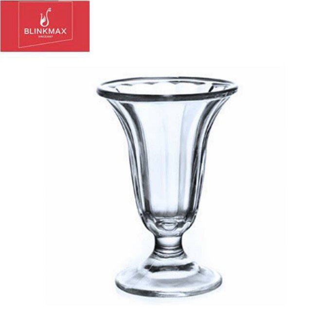 Glass juice cup, milk tea cup, milkshake cup, ice cream cup, Popsicle cup, dessert, fashionable and creative glass cup LZ1302 Item Picture
