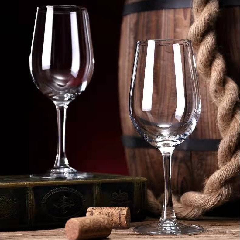 Green Apple household high-footed glass cups, red wine glasses, wine glasses, tasting wine glasses, gift wholesale with LOGO printing details Picture