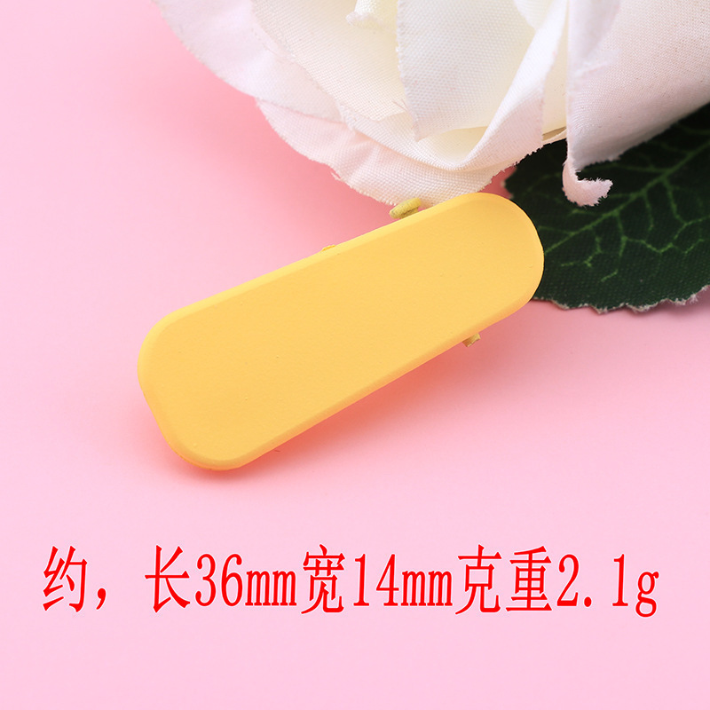 Macaron-colored hair clips, children's hair accessories, headwear clips, DIY hair clips, Korean style ins hair clips, broken bangs, duckbill clips details Picture