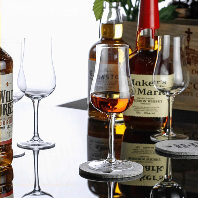 Crystal whisky tasting glass, aroma glass, whisky tasting glass, aroma tasting glass, Champagne glass details Picture