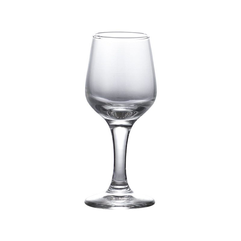 International standard white spirit cup, cold-cut glass white spirit cup, small wine glass, professional wine tasting cup, 50ml for one or two cups Specification drawing