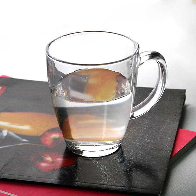 Lizun tempered hot drink handle cups, beer mugs, juice cups, milk cups, beverage cups, glass cups wholesale with logo printing Application Scenario