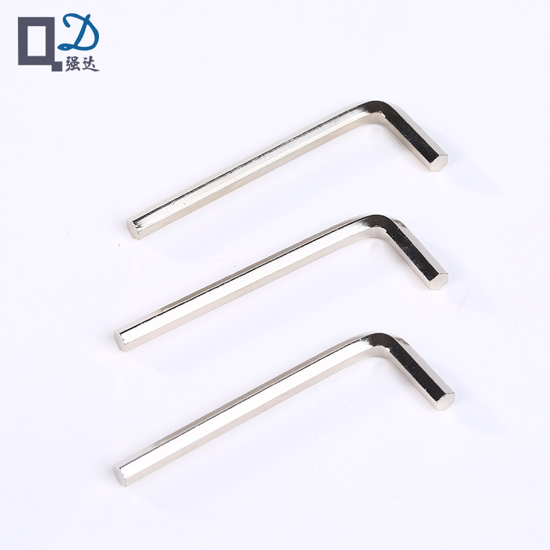 Metric carbon steel Allen wrench L-shaped wrench manufacturer directly supplies high-carbon steel flat Allen square wrench M1. details Picture