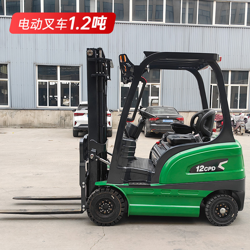 Electric forklifts 2-ton, 3-ton, 1-ton small new energy ride-on battery-powered four-wheel 2-ton forklifts for cross-border trade undefined