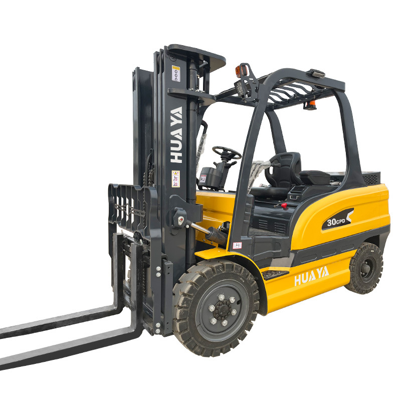 Cross-border manufacturer of 2-ton and 3-ton lithium battery balanced gravity four-wheel new energy handling and stacker electric forklifts Item Picture