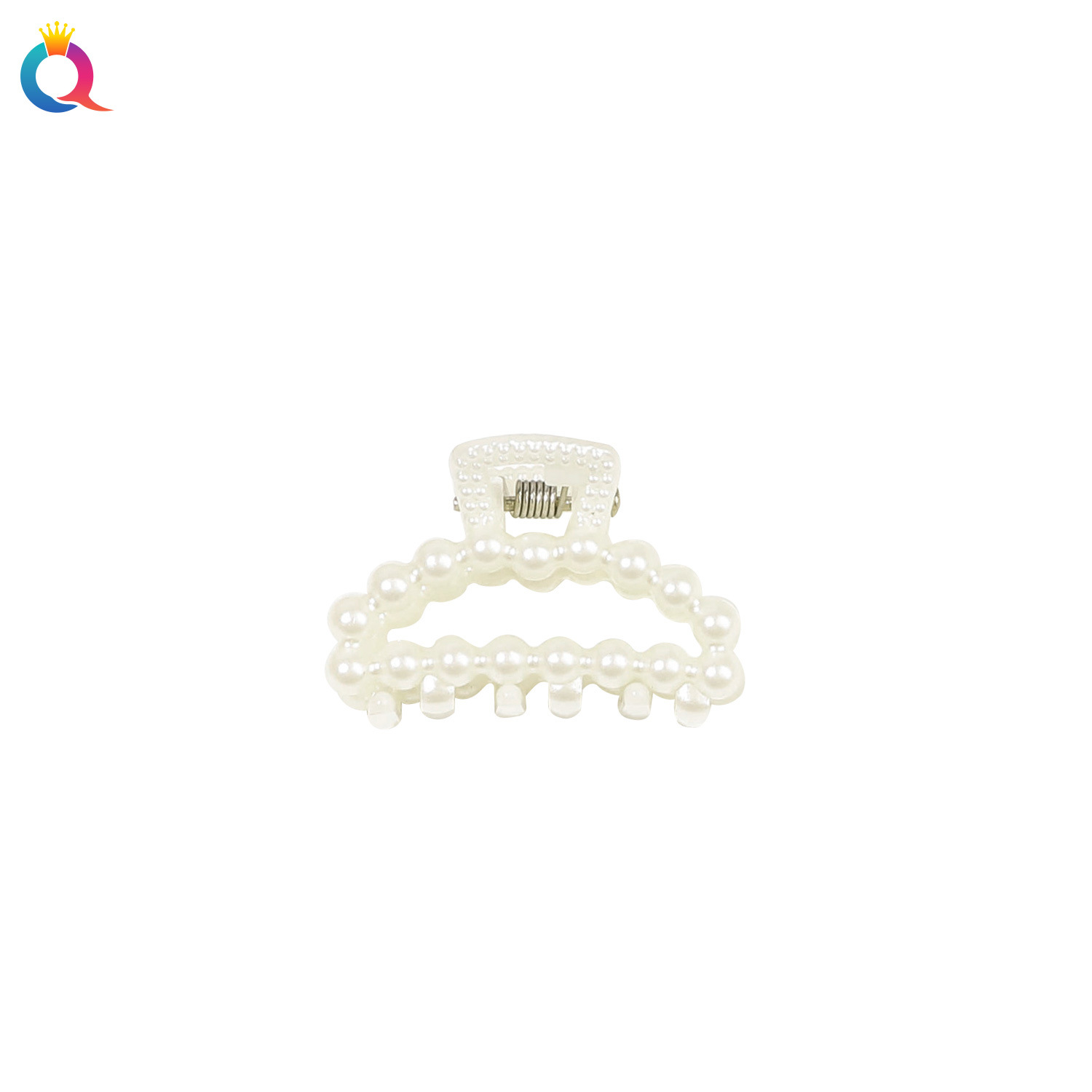 Qiyue Cross-border Pearl Small Hair Clip, Women's Hair Tie, ins Small Grab clip, back of the head side clip, hair accessory wholesale Item Picture