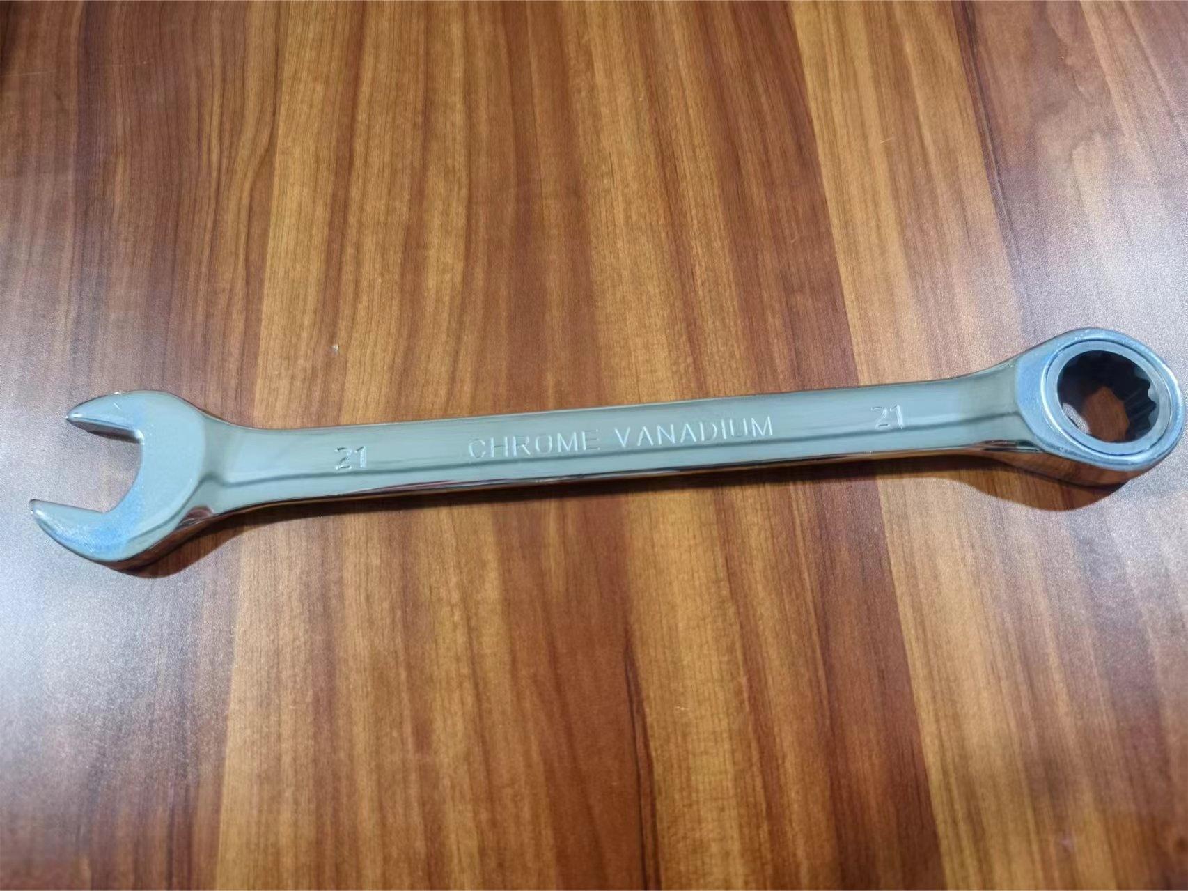 Industrial-grade fast ratchet wrench, 72-tooth oscillating ratchet, anti-rust electroplated bright surface, 72-tooth dual-purpose wrench, chromium-vanadium steel undefined