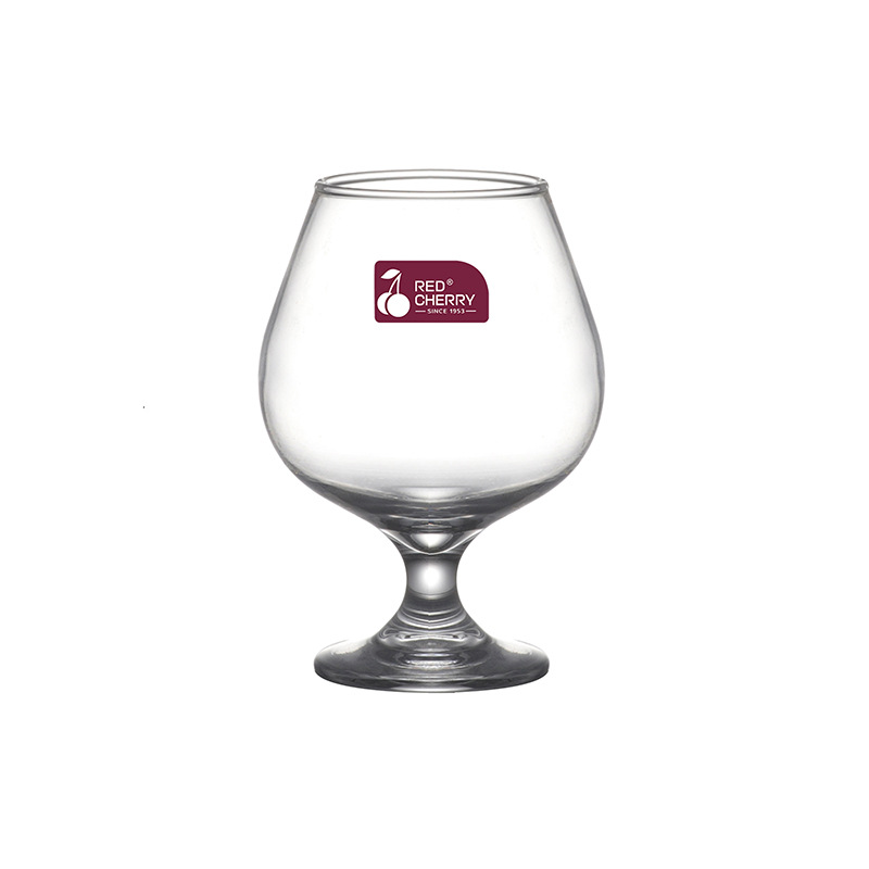 Thickened bar brandy glass, glass wine glass, white spirit glass, crystal glass, whisky glass, short-stemmed and big-bellied glass Item Picture