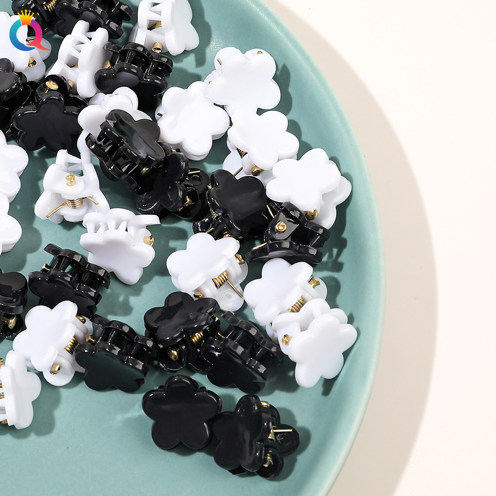 Qiyue Cross-border Box Small hair Clips, mini small hair clips, broken hair bangs clips, back of the head hair clips, hair accessories wholesale Specification drawing