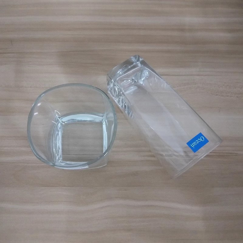 Ocean Ouxin Ocean High white material glass square cups, water cups, whisky cups, spirits cups, beer cups, Lo cups Specification drawing