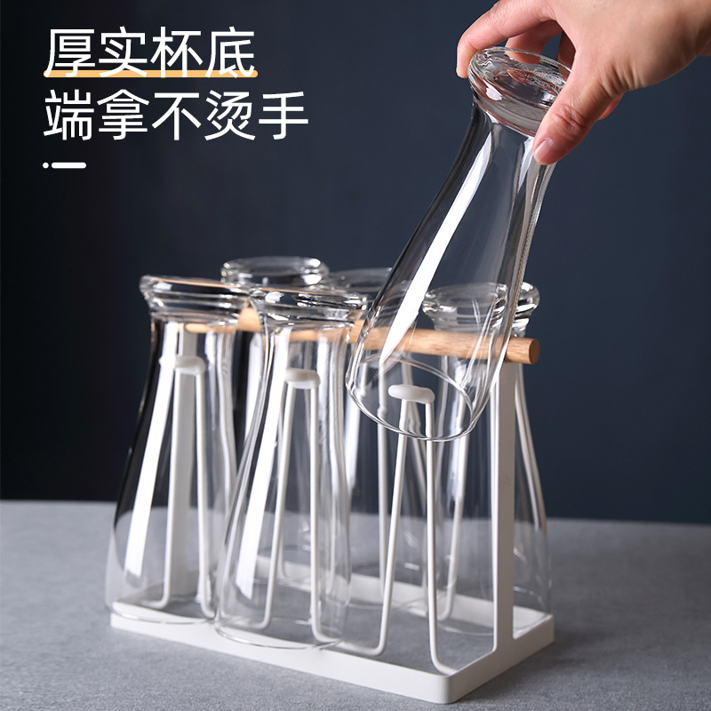 Lemeiya Beer Castle straight water glass, craft beer glass, transparent glass sparkling wine glass, juice drink glass Application Scenario