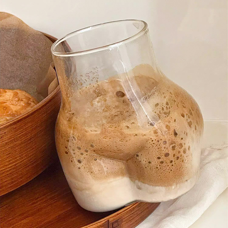 High borosilicate glass, funny, sexy and cute, heat-resistant glass cups, coffee cups, beer, juice and milk tea cups Application Scenario