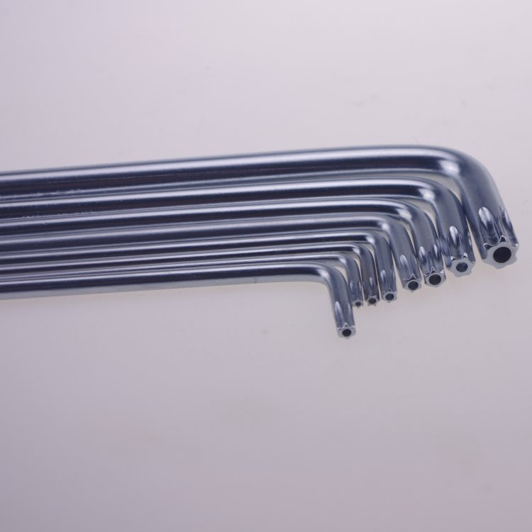 Extended hex socket wrench, anti-theft star wrench, cross-shaped single hex socket wrench, T-shaped Specification drawing