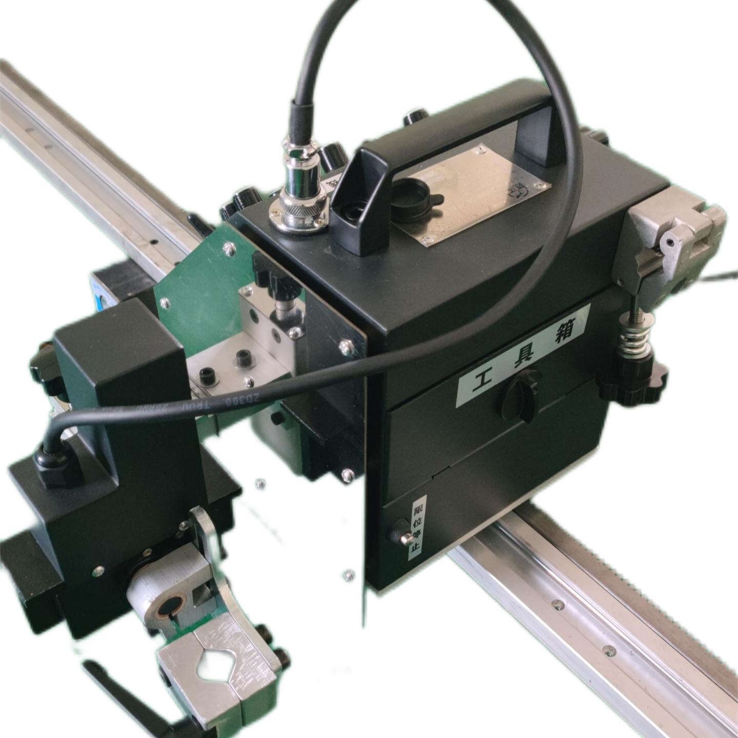 Straight rail type welding trolley automatic welding robot equipment, flat welding, vertical welding, horizontal welding, linear swing welding trolley Item Picture