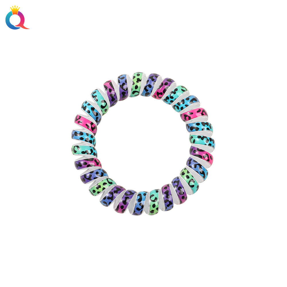 Qiyue's fresh and clean hair bands, high-end hair ties, high-elasticity hair ties, leather bands and hair accessories wholesale Item Picture