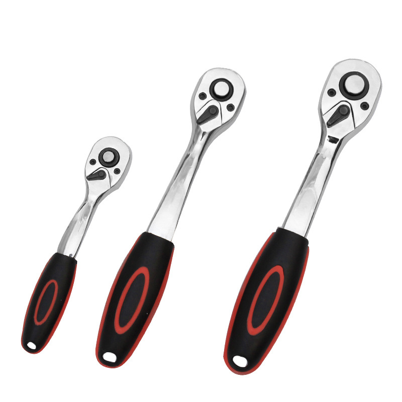 Ratchet wrench, large, medium, small, two-way, 24-tooth straight handle, 72-tooth curved handle, quick wrench, auto repair tool set Item Picture