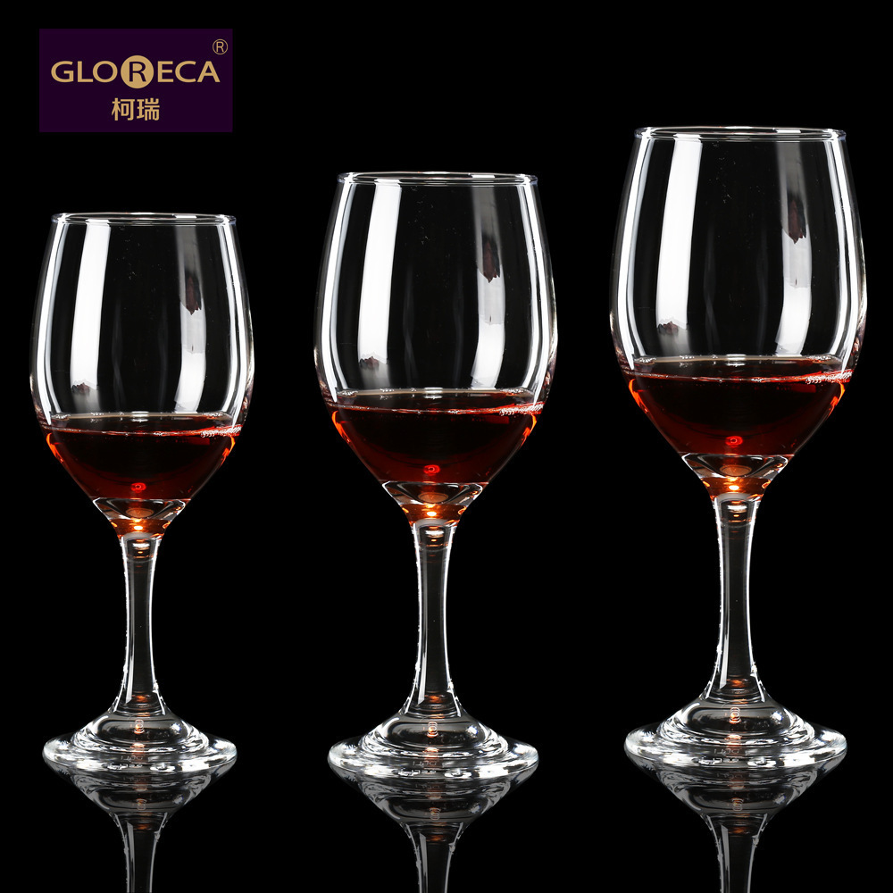 Wholesale of Kerui transparent thickened glass cups, multi-functional cups, wine glasses, wine glasses and tall glasses with ogo printing Specification drawing