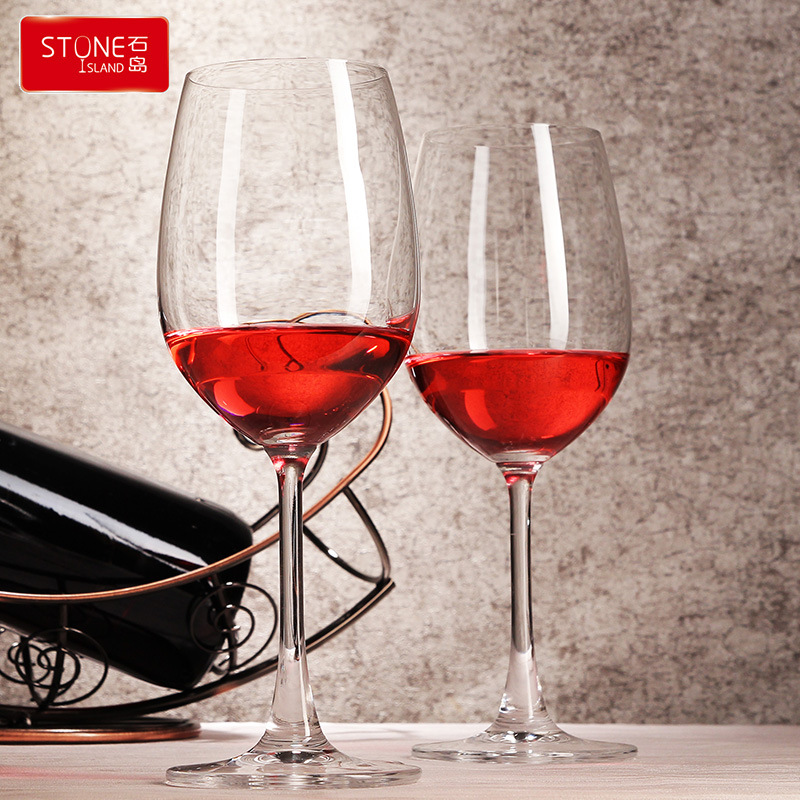 Wholesale of large-capacity tall wine glasses, high-end large glass red wine glasses, European-style light luxury household wine glasses full figure