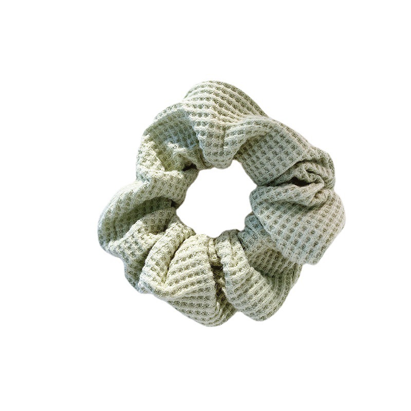 Floral-patterned large intestine hair bands, high-end hair ties, Korean-style rubber bands, ins high appearance level hair accessories, women's hair ties wholesale Item Picture