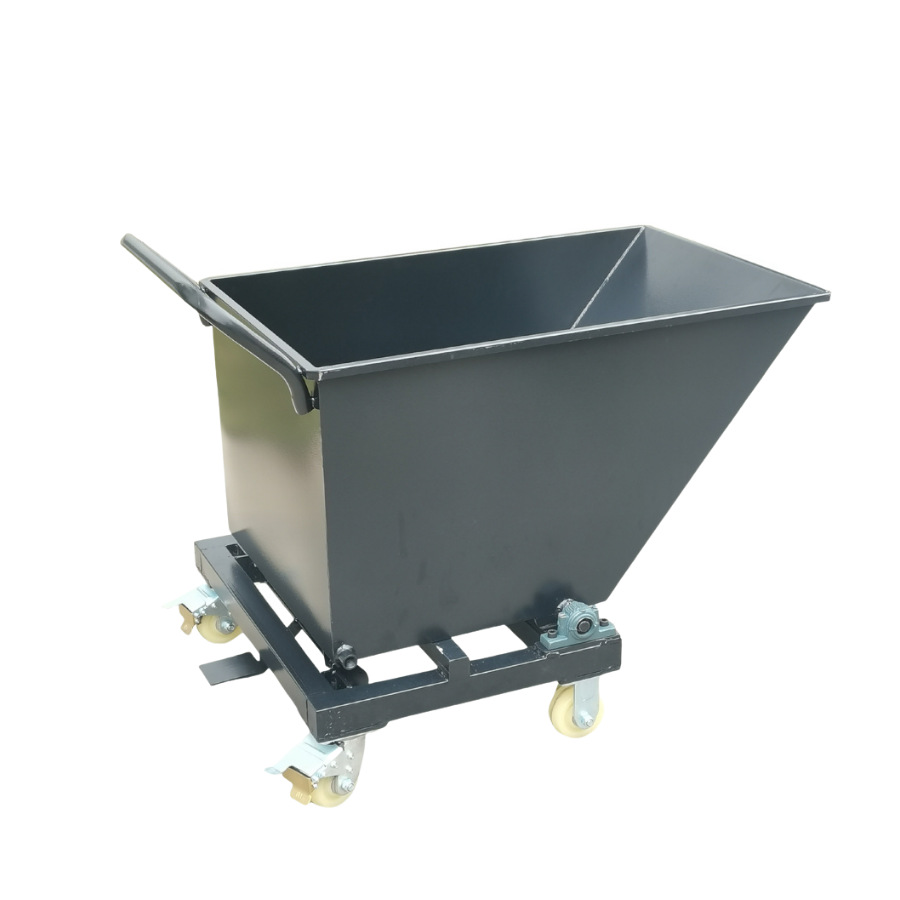 Wenqiang industrial iron chip car, iron pin car, workshop machine tool, chip conveyor, reversible scrap car, forklift, self-unloading and mobile Item Picture