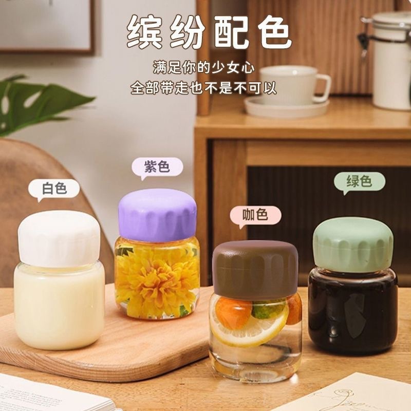 High appearance level mini chubby cup, summer portable glass cup, milk cup, household student water cup, gift cup wholesale details Picture