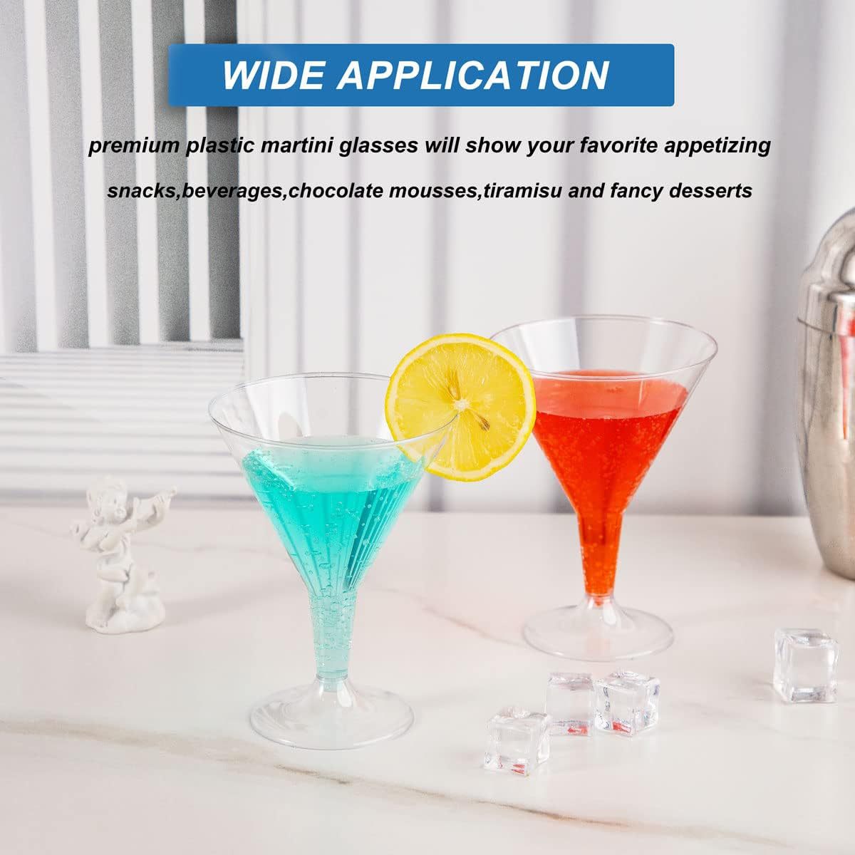 Factory wholesale cross-border disposable plastic cocktail glasses 180ML tall 6oz red wine glasses Party champagne glasses Specification drawing