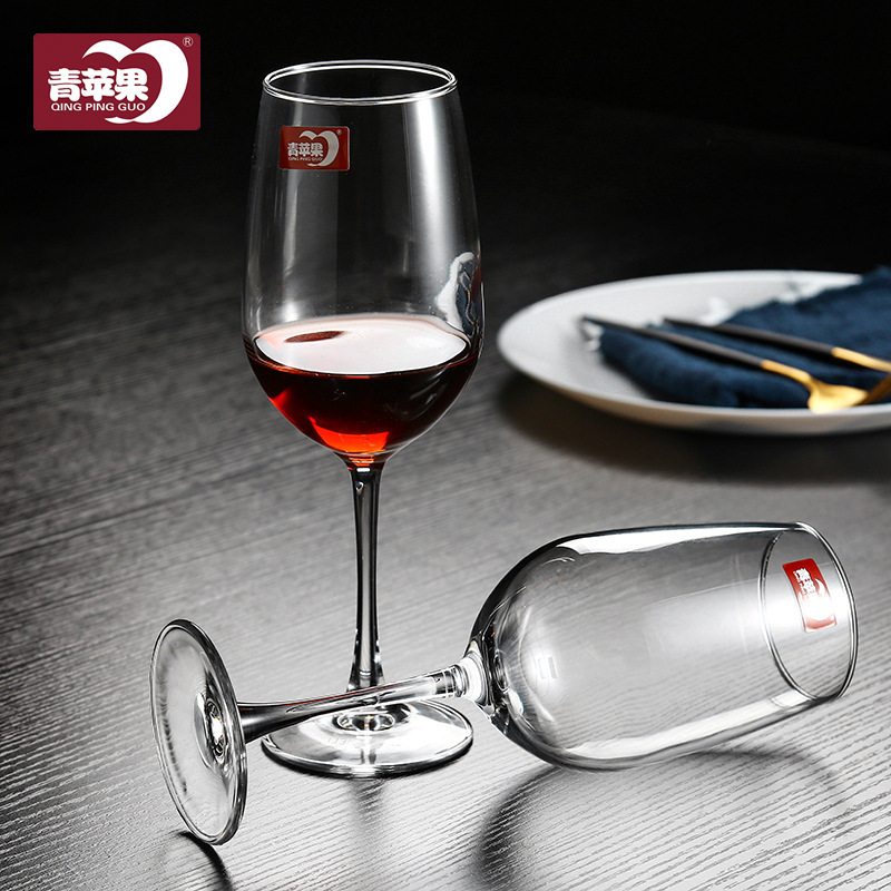 Wholesale of Green Apple Legacy Series red wine glasses, wine glasses, foreign wine glasses, highball glasses and glass glasses with logo printing full figure