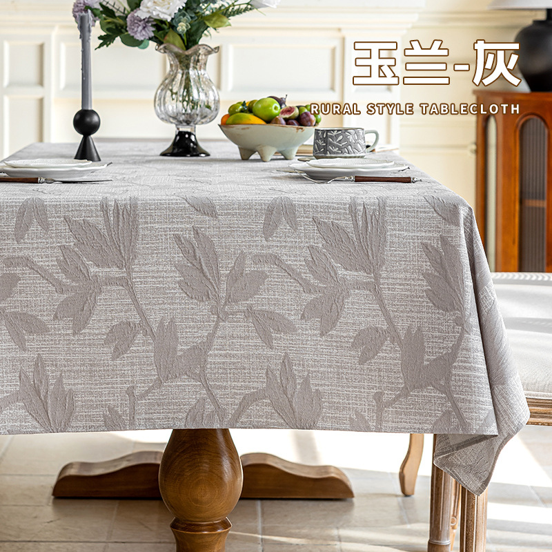 The printed tablecloth is waterproof and oil-proof details Picture