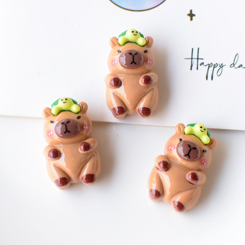 New cartoon dolls, resin accessories, diy crocs, clothing, handcrafted hair clips, cream glue small accessories details Picture