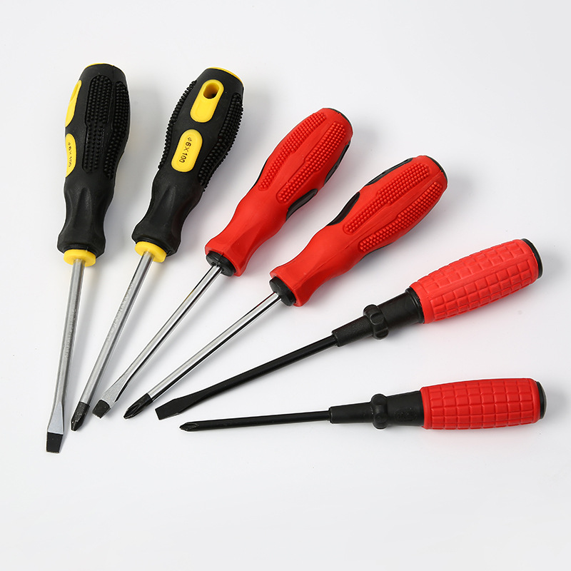 Wholesale of massage handle flat-head screwdriver, cross-head screwdriver, grenade screwdriver, screwdriver taper, screwdriver, magnetic screwdriver Specification drawing