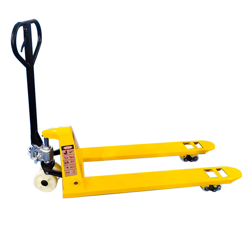 Cross-border wholesale manual hydraulic forklifts, 2-ton and 3-ton warehouse lifting trailers, ground cattle push-pull small manual forklifts Item Picture