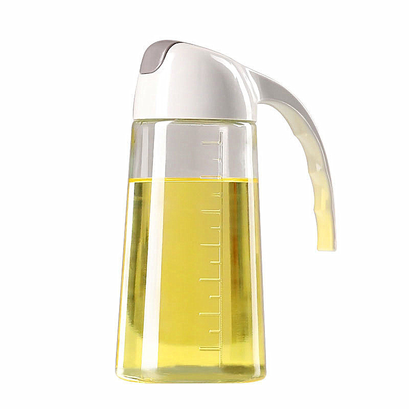 New automatic opening and closing oil pot for kitchen use, soy sauce, vinegar, cooking wine, oil can, oil pot, no oil sticking, leak-proof and sealed bottle Item Picture