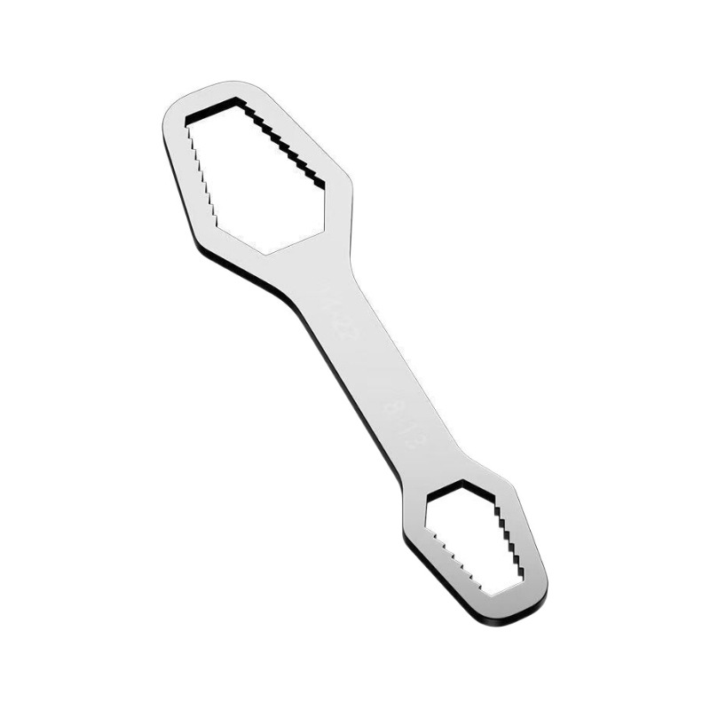Small super-hard steel wrench, multi-functional double-head self-tightening wrench, universal box wrench 8-24 manufacturer wholesale Item Picture