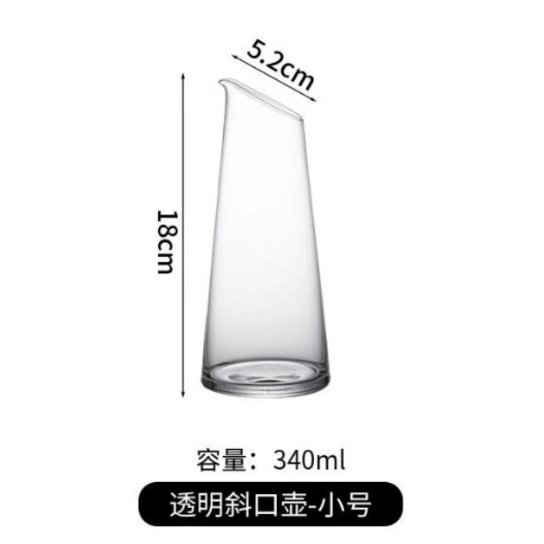 Japanese-style wine dispenser, crystal glass wine dispenser, wine pot, red wine decanter set, cocktail bar Item Picture