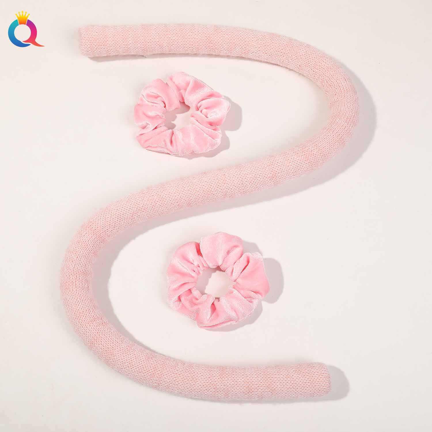 Qiyue Cross-border Rubber Curling Iron, Double Hair coils, Lazy person's sleep curling wonder, Hair roller, hair bar, hair accessory wholesale details Picture