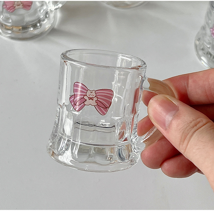 Bolimei Korean InS-style glass wine glasses, mini wine glasses, fruit wine glasses, household glass glasses, orange glass glasses Application Scenario