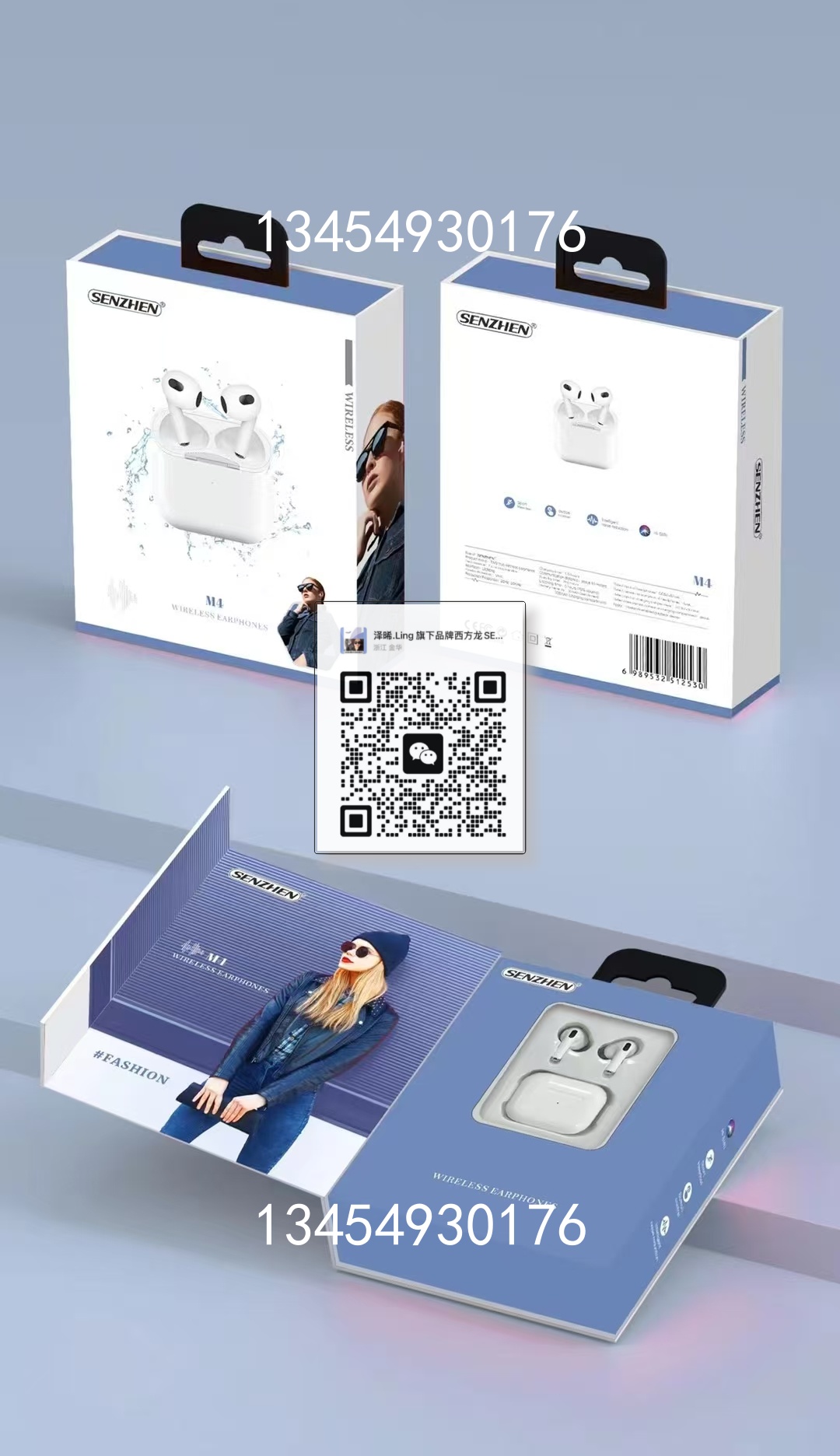 SENZHEN AI Bluetooth Headphones M4