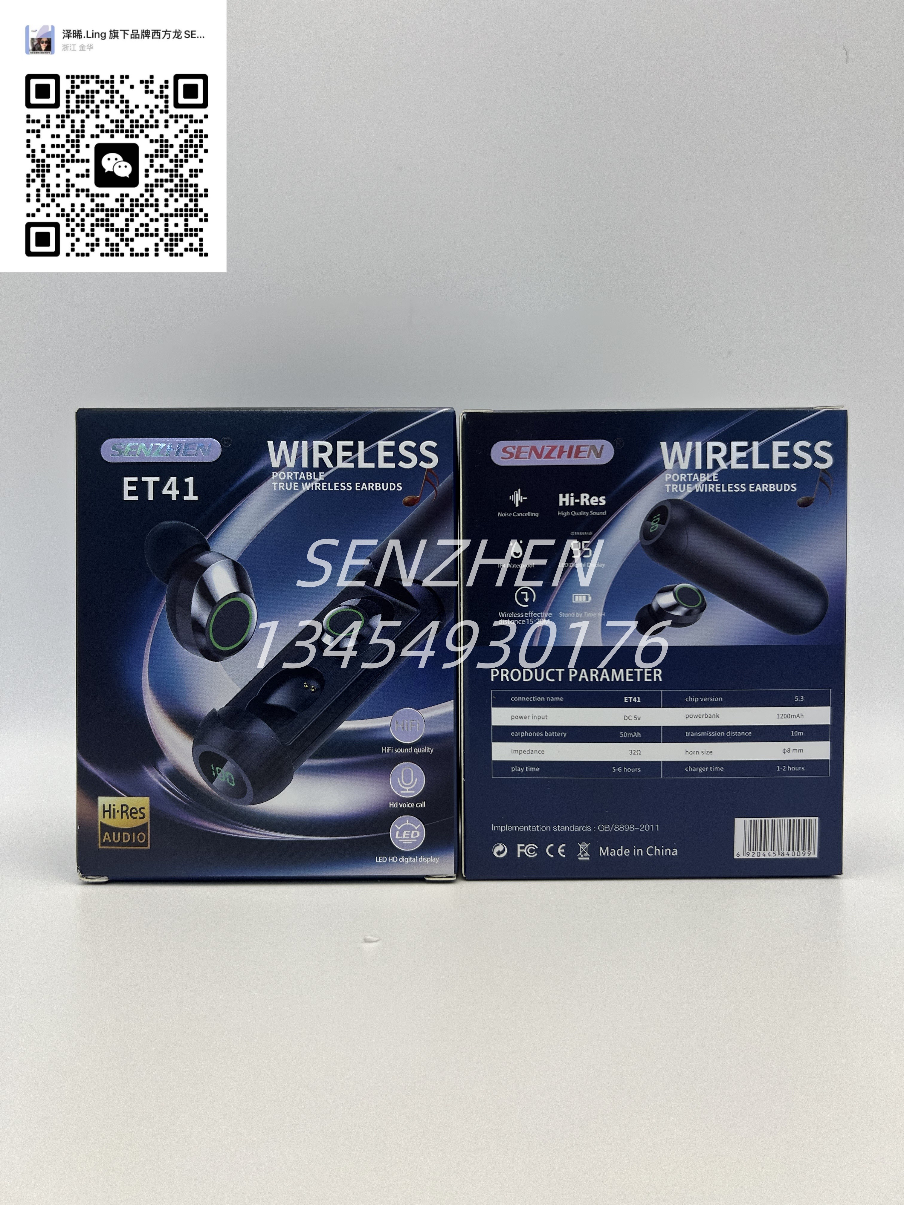 SENZHEN Bluetooth Headphones AI ET41