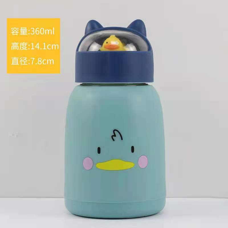Cartoon double-layer glass large-bellied cup, thickened heat-insulating micro-landscape three-dimensional animal cute pet cup, student gift cup, water cup Application Scenario