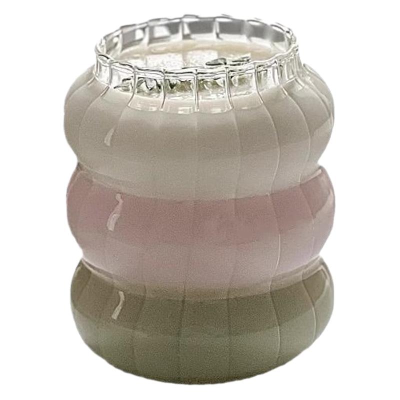 Vertical patterned glass cups, popular Jiejie cups, water cups, household large-capacity cold drinks, juice and milk cups, caterpillar coffee cups Item Picture