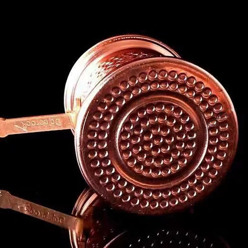 Creative copper-plated metal flame cup, bar cocktail pull fire cup, retro cocktail pour fire cup, Turkish coffee cup Specification drawing