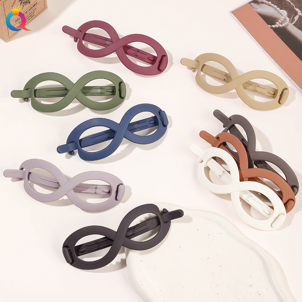 Qiyue PC matte large hair clips for women, back of the head, large volume of hair clips, large curls, hair clips, hair accessories and headwear wholesale details Picture