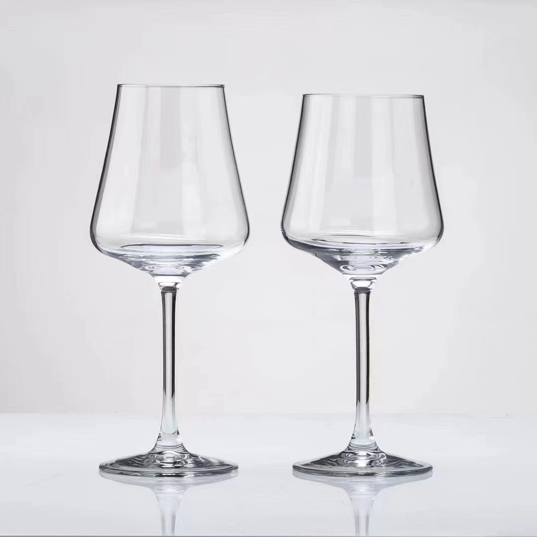 Cold-cut glass wine glasses, household and commercial large-capacity wine goblets, champagne glasses, wine sets Item Picture