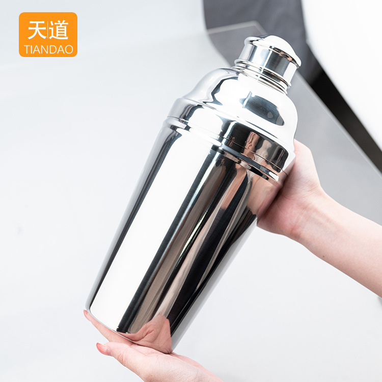Extra-large cocktail shaker, 1.8L shaker cup, bar cocktail mixing equipment, stainless steel hand shaker cup Specification drawing
