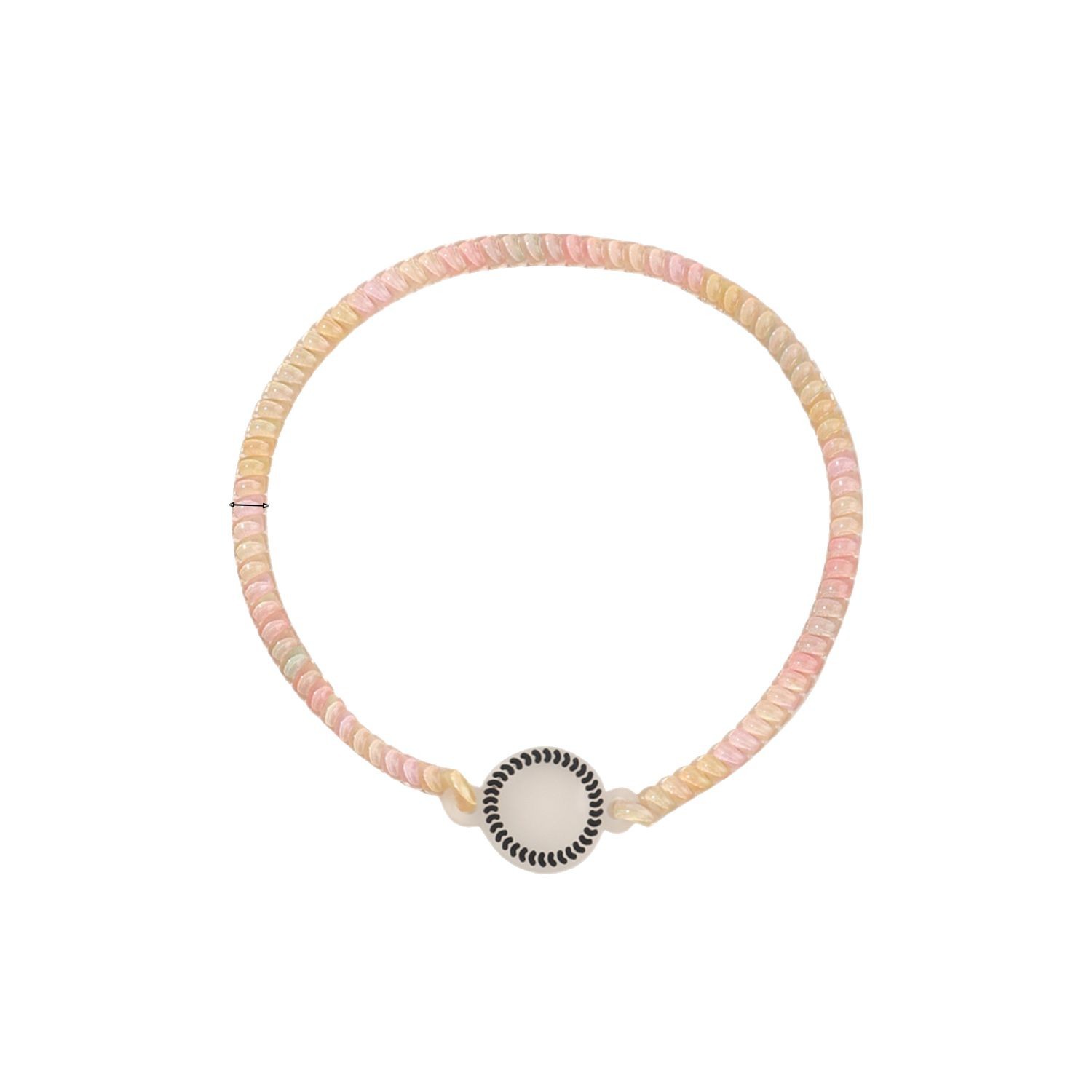 Qiyue's new telephone line hair band, a fashionable, sporty and high-end look for women, a simple facial cleansing headband, and a wholesale telephone line hair cord Item Picture