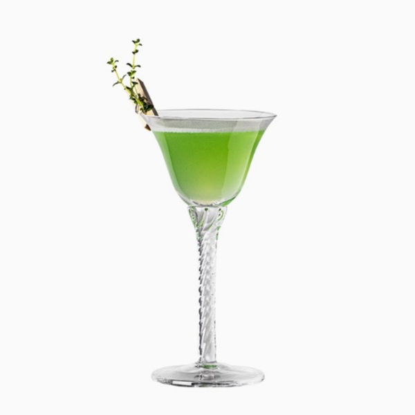 Threaded crystal Martini glass, Japanese Martini cocktail glass, foreign wine glass, tall glass, Martini glass Item Picture
