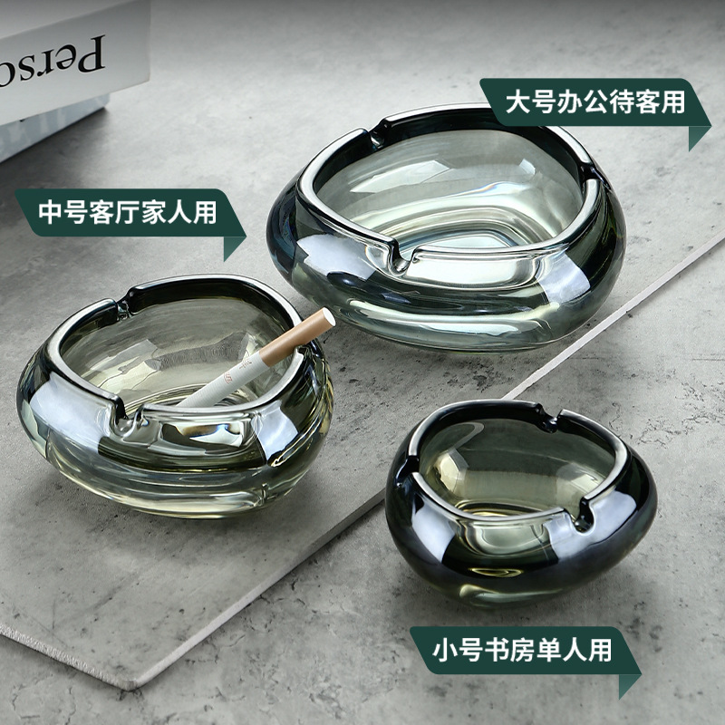 High-end ashtray, light luxury, high-end home living room, creative, individual, trendy, cute girl logo for commercial use Application Scenario